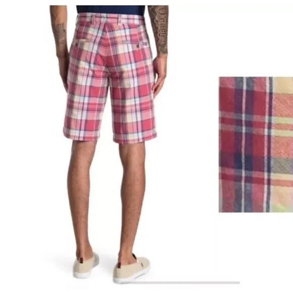 Brooks Brothers Plaid Cotton 10”‎ Shorts Men’s Size 33 (1076) - Picture 2 of 8